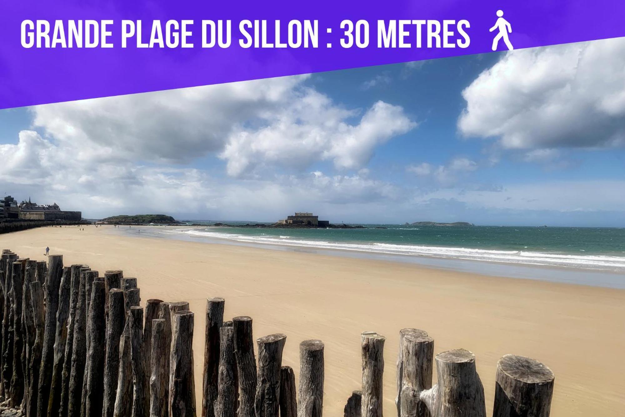 Escalier 16 - 30 M Plage Du Sillon - Proche Intra Saint-Malo Dış mekan fotoğraf